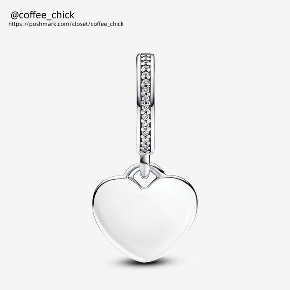 Pandora Engravable Footprint Dangle Charm|Pendant - Picture 2 of 2